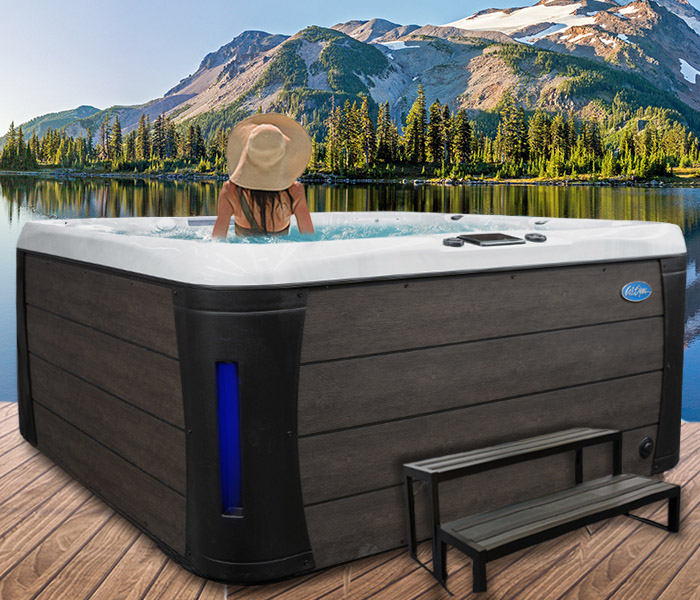 Calspas hot tub being used in a family setting - hot tubs spas for sale Alesund
